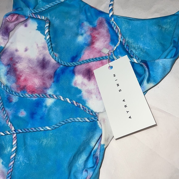 AYRA SWIM One Piece THONG Swimsuit Tie Dye - Picture 7 of 14